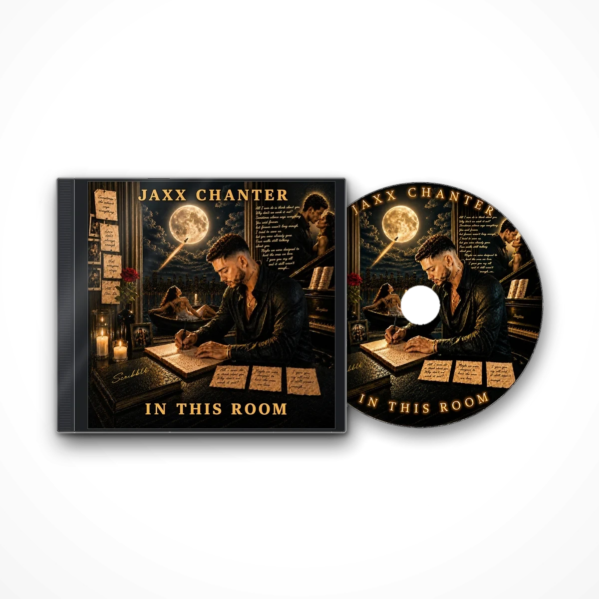 In This Room CD by Jaxx Chanter, in its jewel case with the printed disc