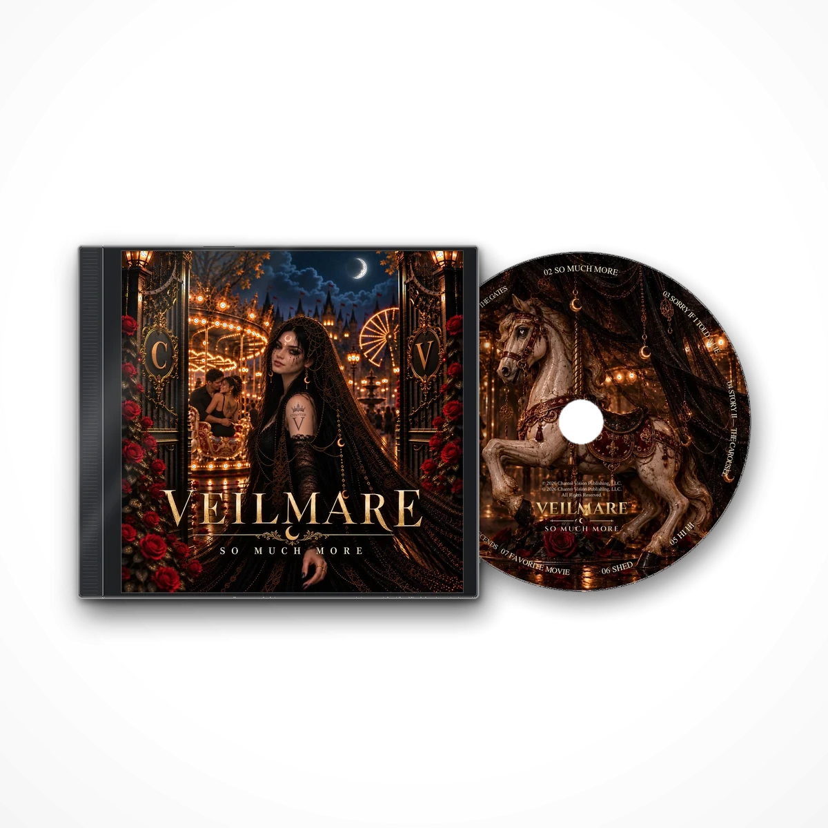 So Much More CD by Veilmare, in its jewel case with the printed disc